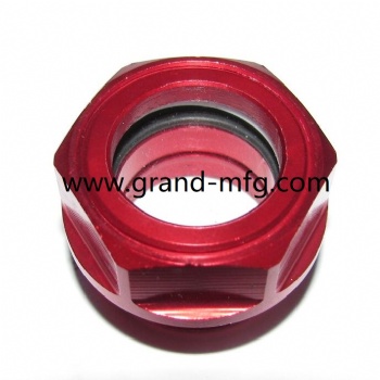 Chain Hoists Unit Aluminum Oil level Sight Glass plug