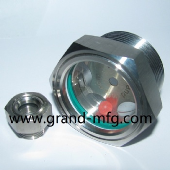 M42X1.5 and M42x2 Sodium Hypochlorite Industrial Pump aluminum oil sight glass windows plugs