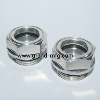 Shaft Mount Speed Reducers Aluminum oil level Sight Glass window plug