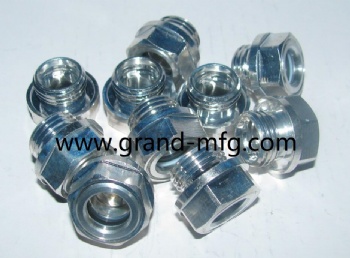 GrandMfg® G1-1/4 Aluminum oil level sight glass bulleye plug for Gear motor Pumps Dry Screw Vacuum Pump Roots Pump Roots Blower Reducer hydraulic tank and gear unit