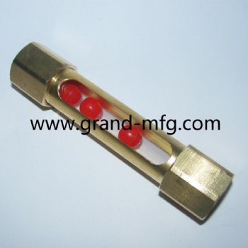 BSP1/4 inch or G1/4 inch Brass tubular Sight Glass Coupling