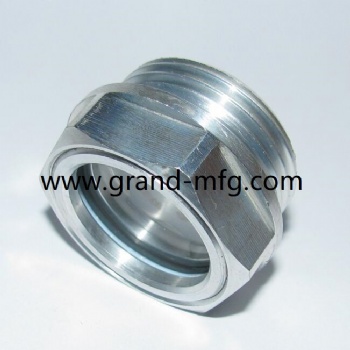 Worm Reduction Gearbox aluminum oil sight glass gauge oil leveler