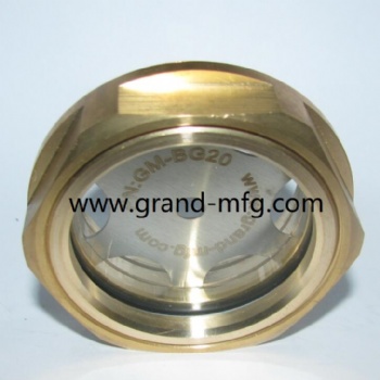 Vertical Type Worm Reduction Gearbox brass oil sight glass window plug