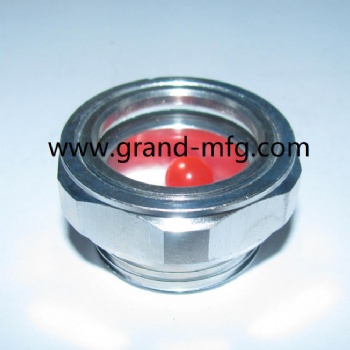 M60x2 Aluminum Oil level Sight Glass plugs for Gear box,Gear unit and Gear Moter