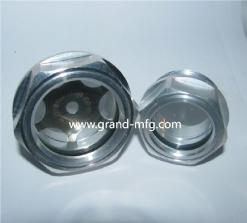 M48x2 M48x1.5 Aluminum Oil level Sight Glass plugs for Gearbox and Gear Moter