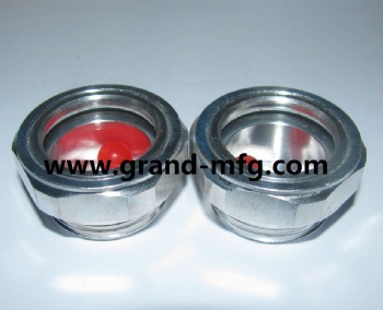 M48x2 M48x1.5 Aluminum Oil level Sight Glass plugs for Gearbox and Gear Moter